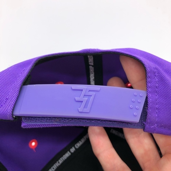 NIKE AND KD BALL CAP - BRIGHT PURPLE, AQUA, NEON ORANGE AND BLACK - ONE SIZE - Picture 12 of 12